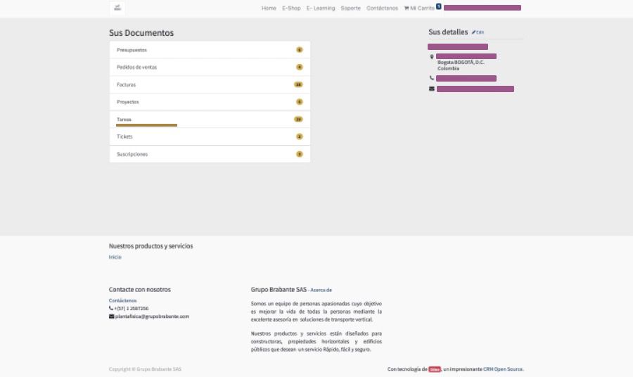 Odoo • Text and Image