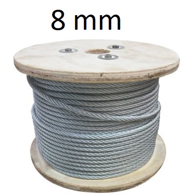 CABLE DE TRACCION 8MM