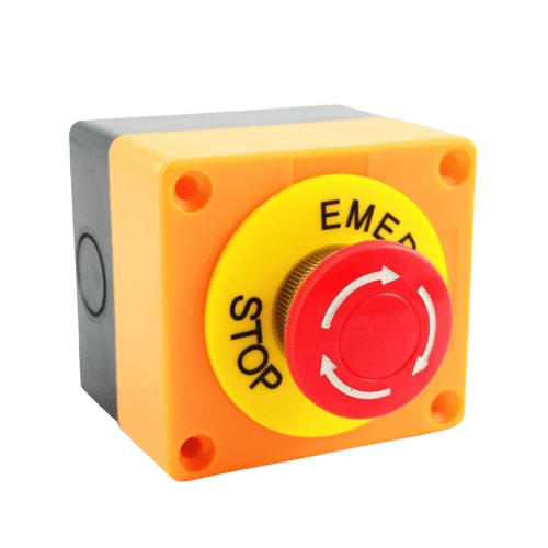 CAJA STOP DE EMERGENCIA CON HONGO