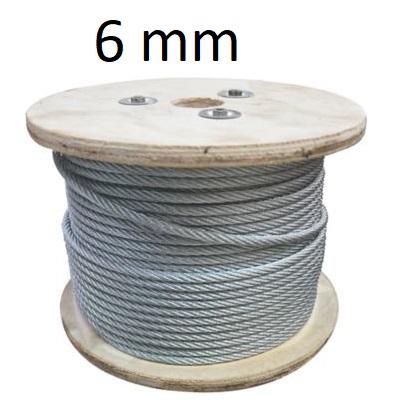 CABLE DE TRACCION 6MM